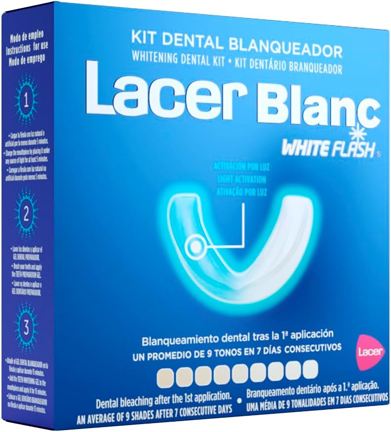 Kit LACERBLANC: Preparador y Blanqueador Dental. Transforma tu sonrisa con resultados efectivos. Eleva tu confianza con este kit todo en uno.