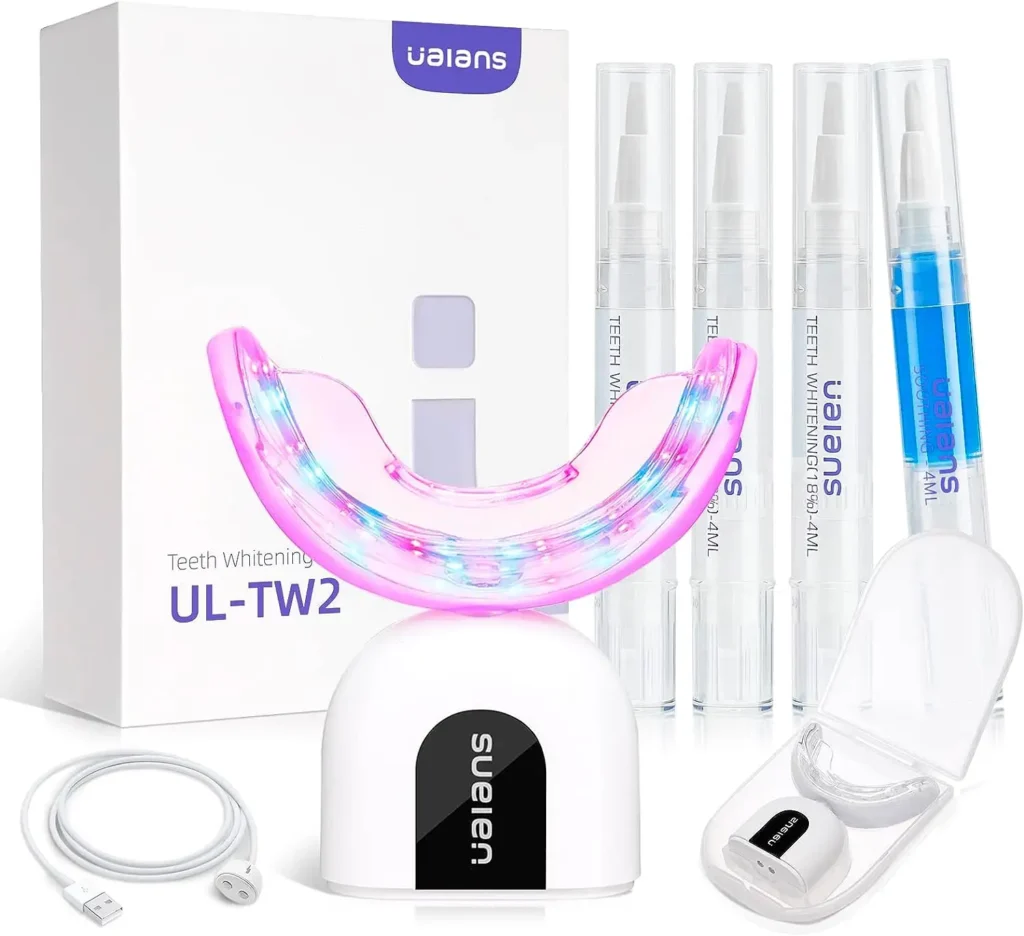 Los kits de blanqueamiento dental pueden llevar led y geles, ayudando así al blanqueado bucal y su mantenimiento
